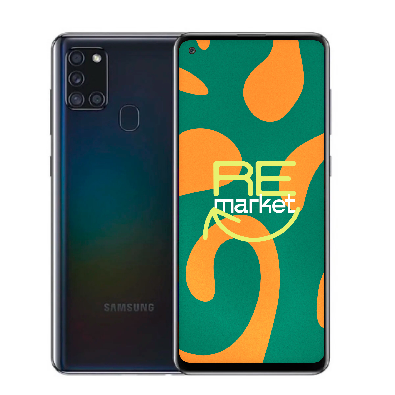 Celular Samsung A21S 128 Gb Negro - Reacondicionado con Detalles